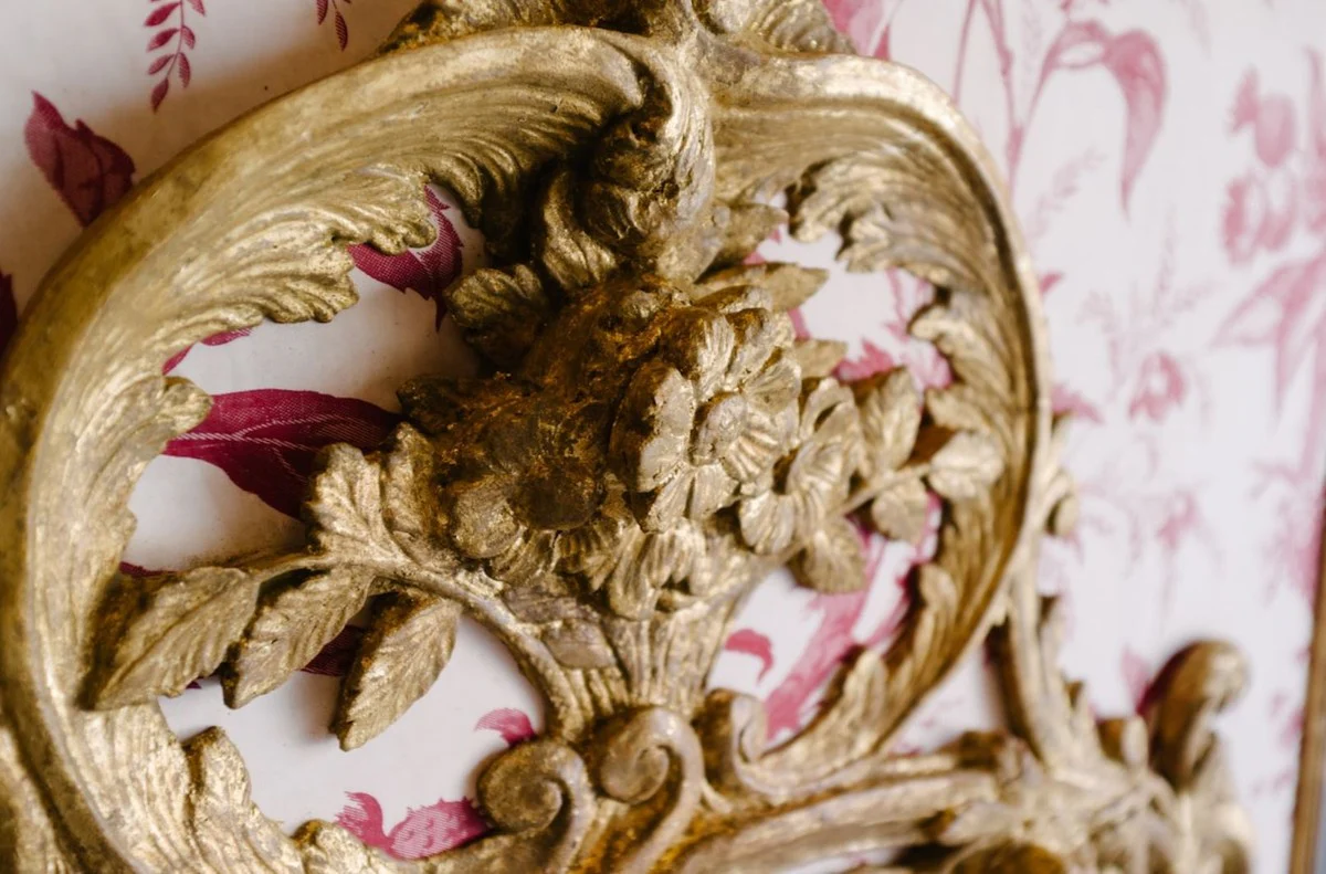 Luxury Baroque Mirror Antique Gold / White / Red - Rectangular Italian Baroque Style Wall Mirror - Baroque Furniture - Luxury Furniture in Baroque Style - Luxury Quality - Made in Italy