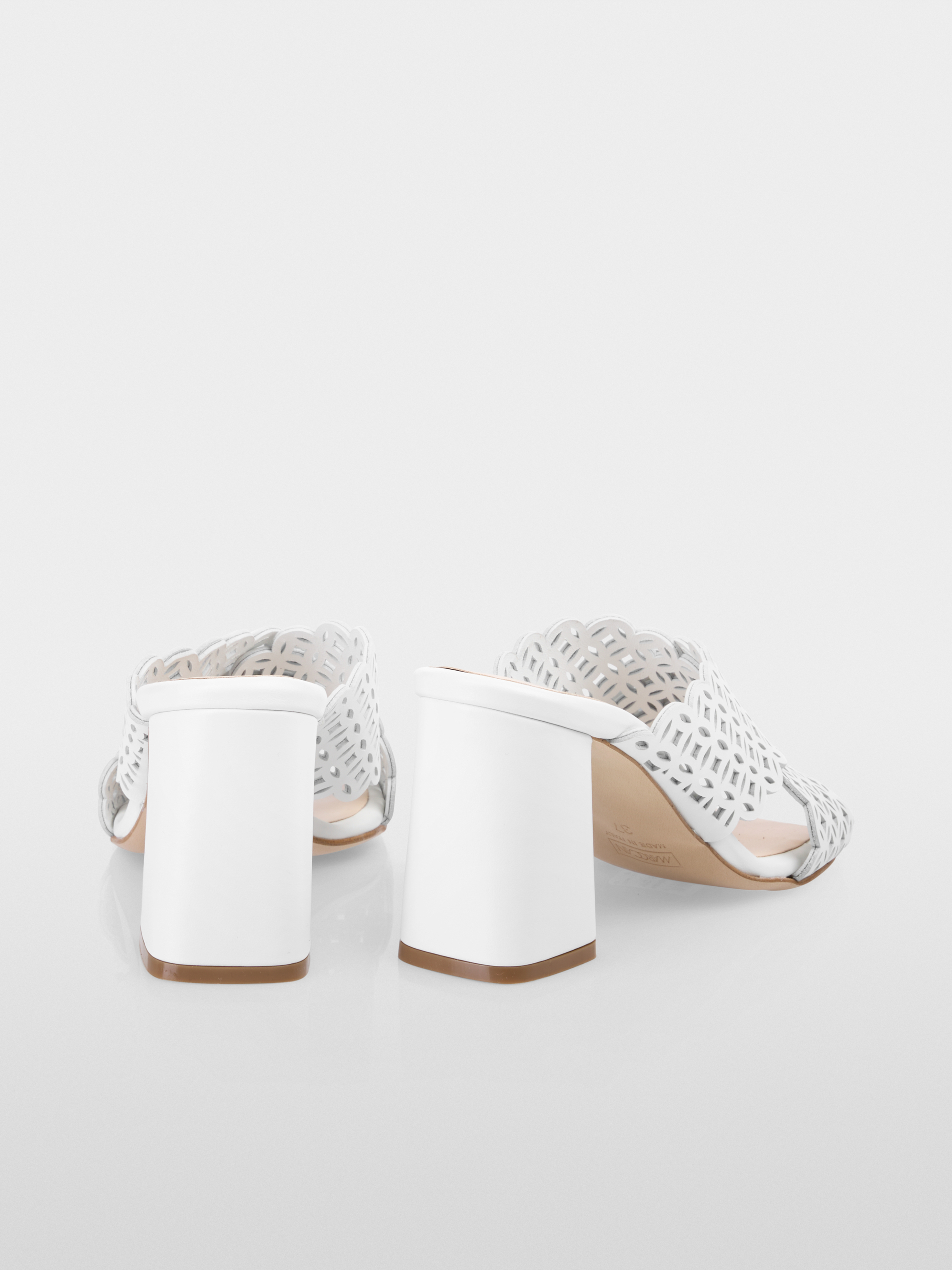 Marc-Cain Rethink Together hohe Pantoletten