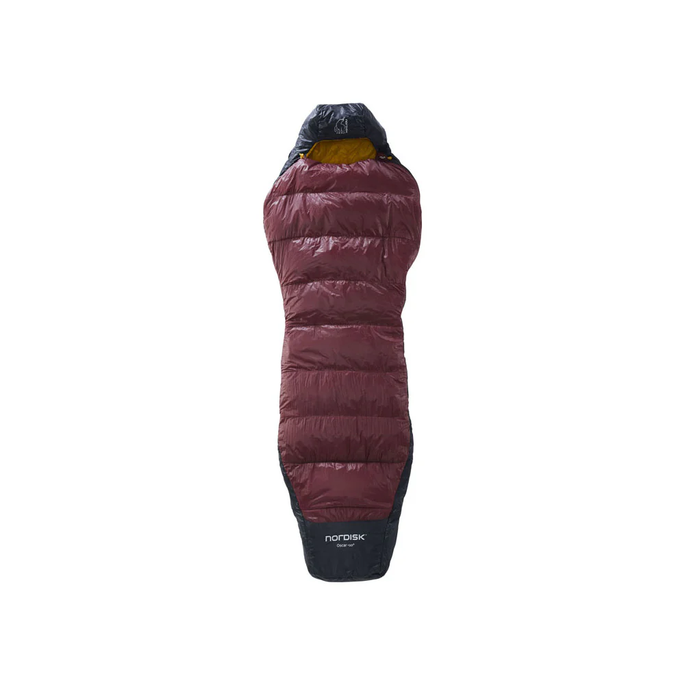 Nordisk Oscar +10o Curve L Granate - Saco de dormir