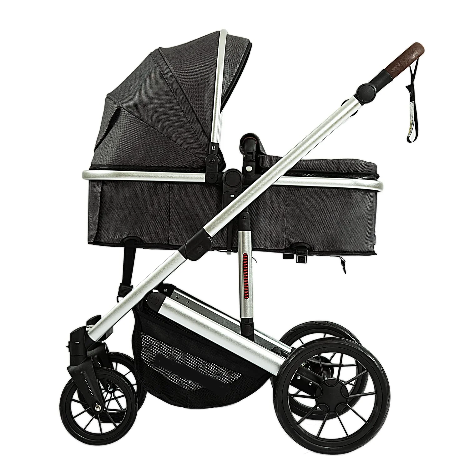 Kinderwagen – 2-in-1-Hochformat-Kabriolett-Kinderwagen mit umkehrbarem Sitz | Faltbarer Kinderwagen aus Aluminiumlegierung, stoßfest, für Kleinkinder im Alter von 0 bis 36 Monaten
