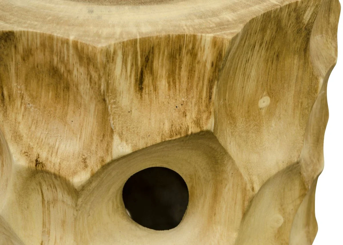 Luxury living room side table / stool natural colors - luxury quality