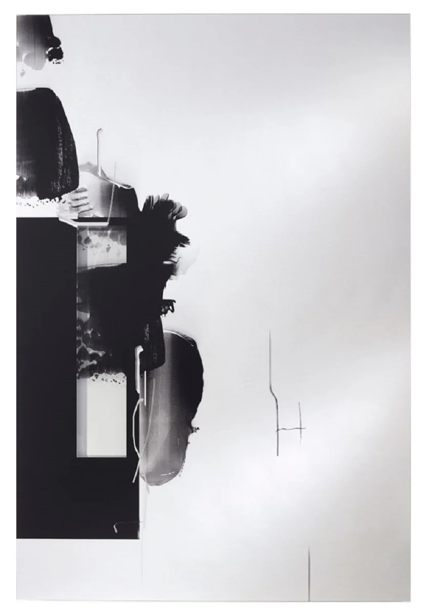 Designer living room wall mirror black 101 x H. 150 cm - luxury furniture