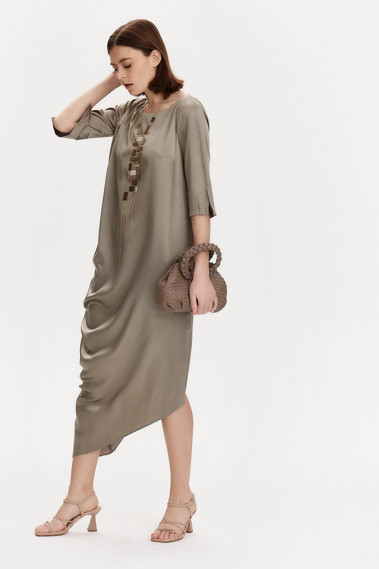 Rivera-Spain Olivia grünes Kleid