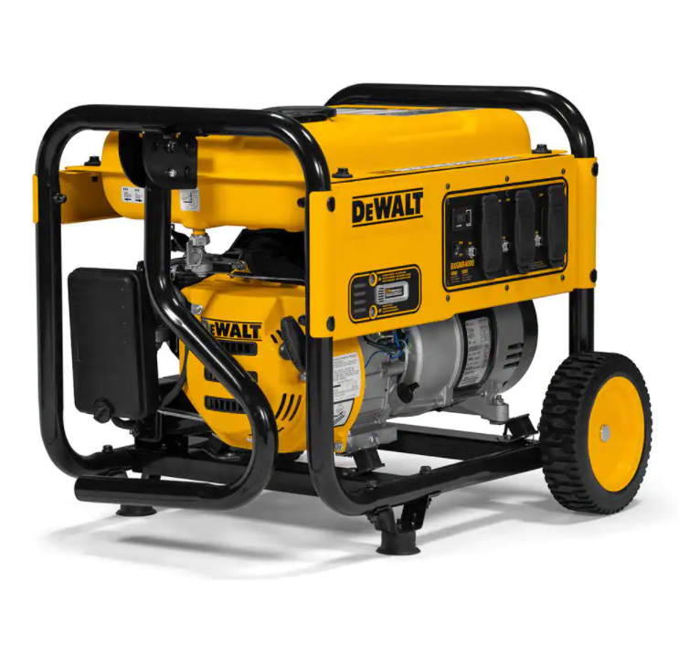 DEWALT 8000-Watt Electric Start Gas-Powered Portable Generator mit Idle Control, GFCI Outlets und CO Protect