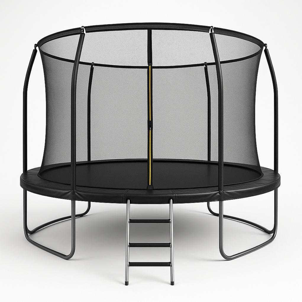 Trampolin 366x366x260 cm schwarz KPKYype372uR