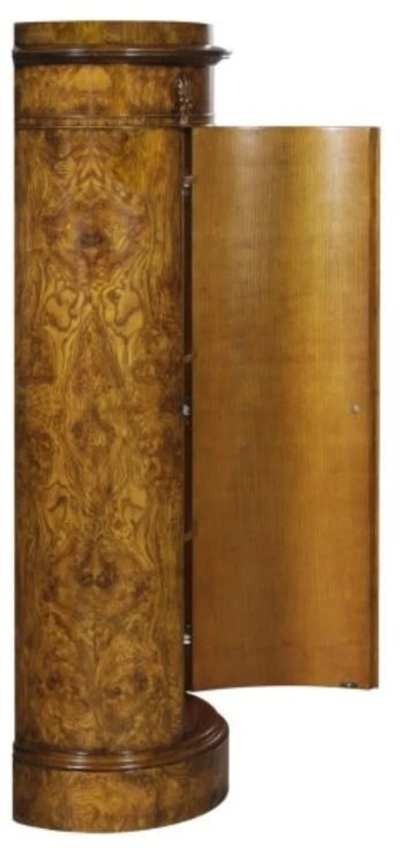 Luxury Art Nouveau chest of drawers with door light brown 62 x 39 x H. 145 cm - Baroque & Art Nouveau furniture