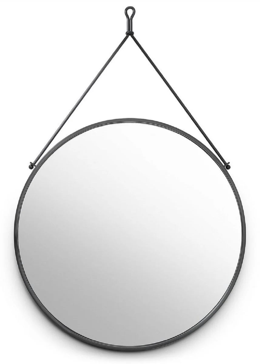 Luxury stainless steel wall mirror bronze Ø 65 x 3 x H. 97 cm - cloakroom mirror - living room mirror - bedroom mirror - luxury collection