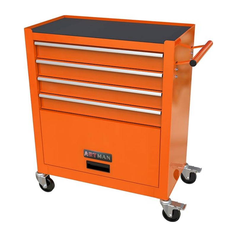 5-Drawer Rolling Tool Cart, Rolling Tool Box auf Rädern, Lockable Home Repair Tool Storage Organizer, Tool Chest Cabinet für Mechanik, Garage