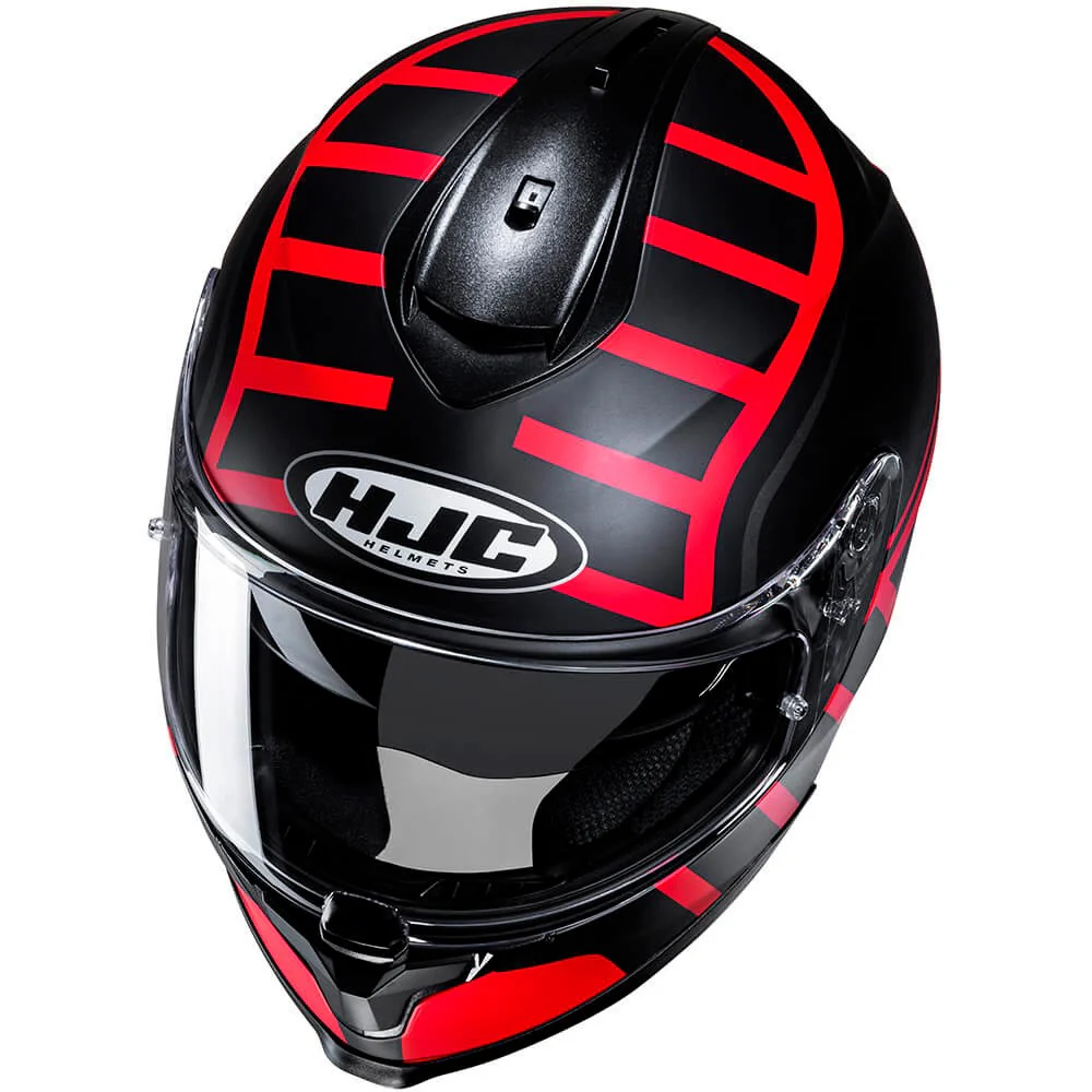 CASCO HJC C70N HOLT - NEGRO / ROJO