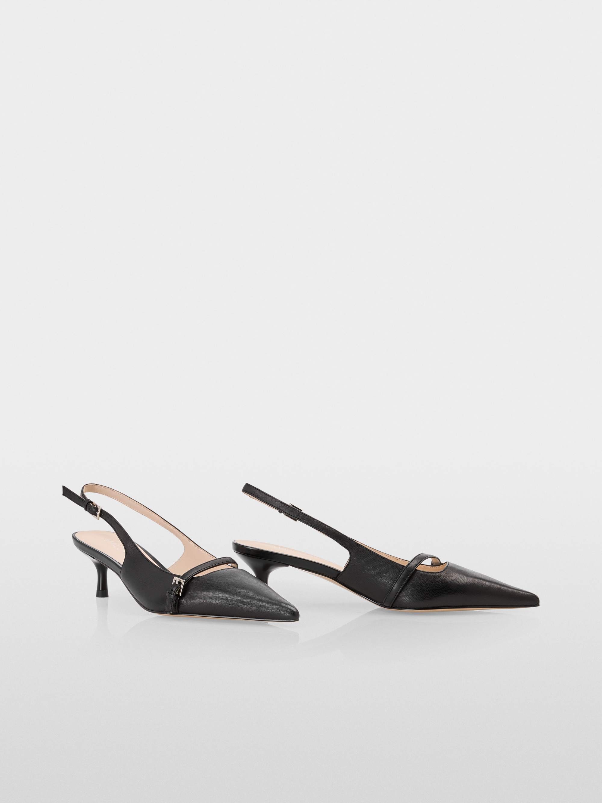 Marc-Cain Slingback-Pumps aus Laminatleder