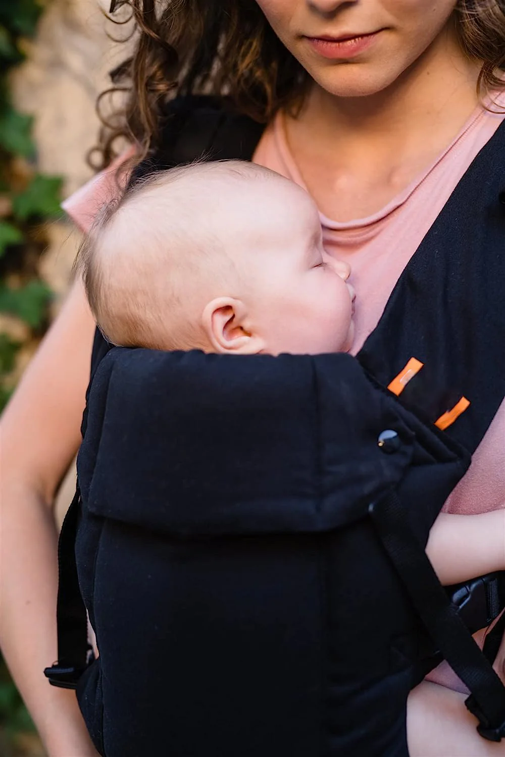 Babytrage für Neugeborene bis Kleinkinder – alle Positionen Babytrage, Babytrage-Rucksack und Baby-Vordertrage mit verstellbarem Sitz, ergonomische Babytrage, 3,3–15,6 kg (Marineblau)