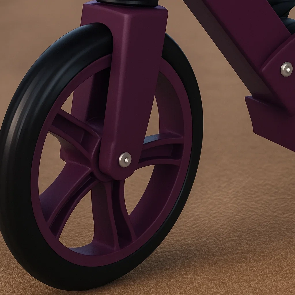 Kinderroller, Lila/Schwarz, geeignet für Kinder von 6-12 Jahren - EpIoIByv60JQ