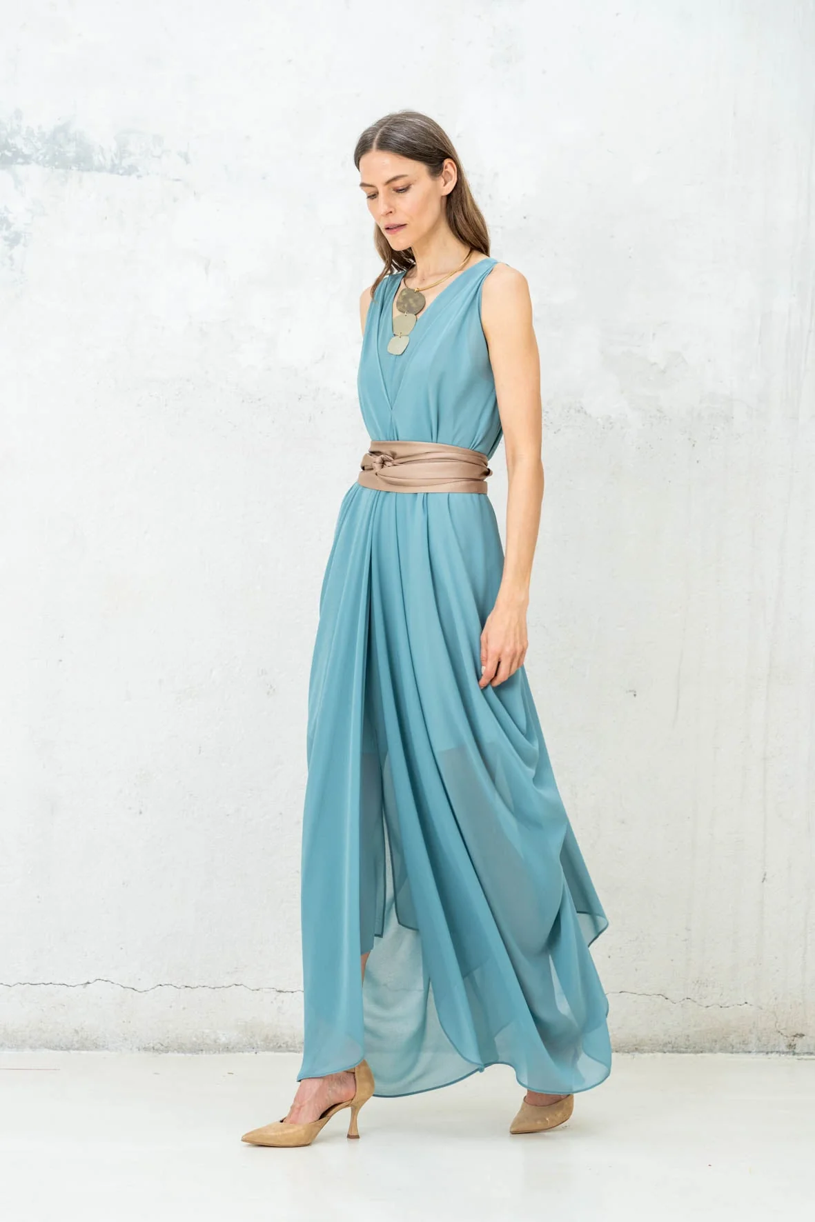 Rivera-Spain Grünes Helena-Kleid