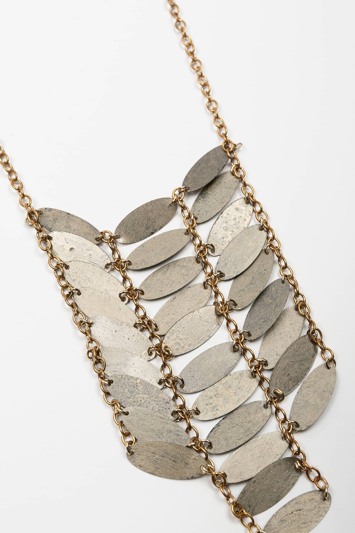 Lange Halskette aus Gold und Silber aus der Private Collection von Rivera-Spain, FL