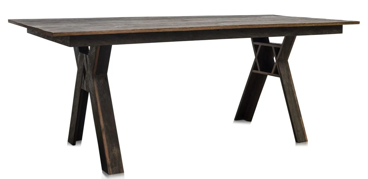 Luxury ironwood dining table dark brown - luxury quality