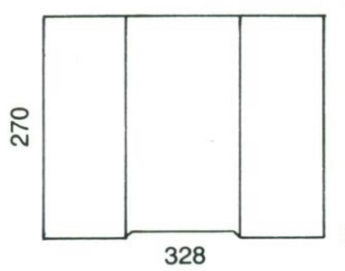 Luxury Baroque Cabinet White / Multicolored / Gold - Baroque Style Solid Wood Living Room Cabinet - Baroque Living Room Furniture - Luxury Quality - Made in Italy