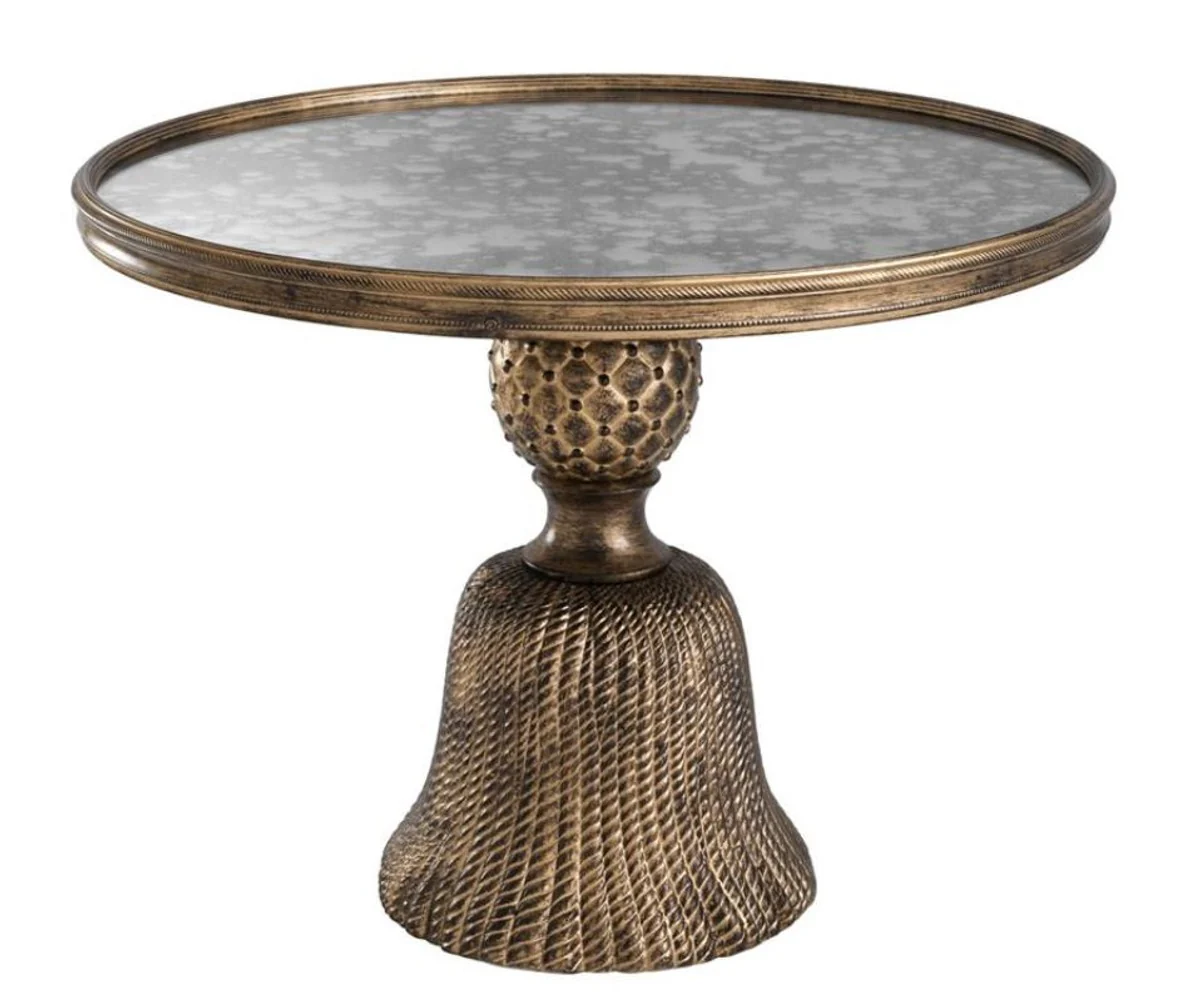 Luxury side table antique gold Ø 53.5 x H. 40 cm - luxury living room furniture