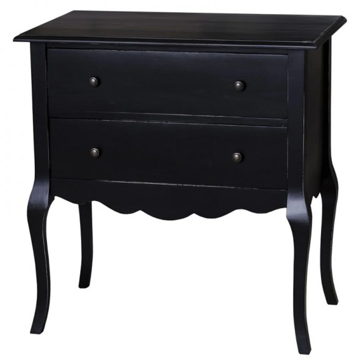 Baroque chest of drawers with 2 drawers 80 cm - Art Nouveau country house style furniture