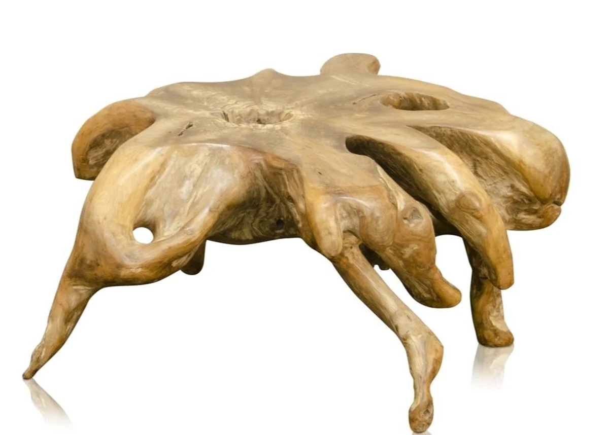 Luxury coffee table / side table natural colors 70 x 90 x H. 40 cm - designer furniture