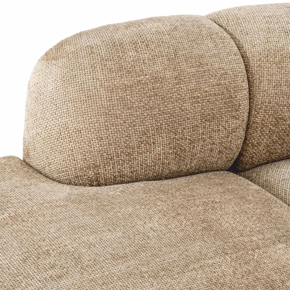 Luxury corner sofa sand / black 300 x 257 x H. 70 cm - living room & hotel furniture