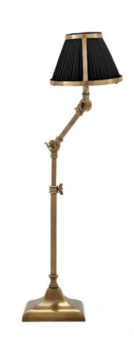 Luxus Tischleuchte Antik Messing Durchmesser 18 x 20 x H 50-70 cm - Luxus Hotel Leuchte