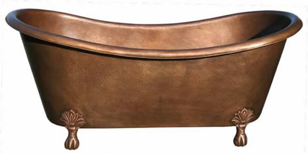 Luxury Art Nouveau copper bathtub 170 x 72 x H. 71 cm - Freestanding retro bathtub - Rustic copper bathroom furniture