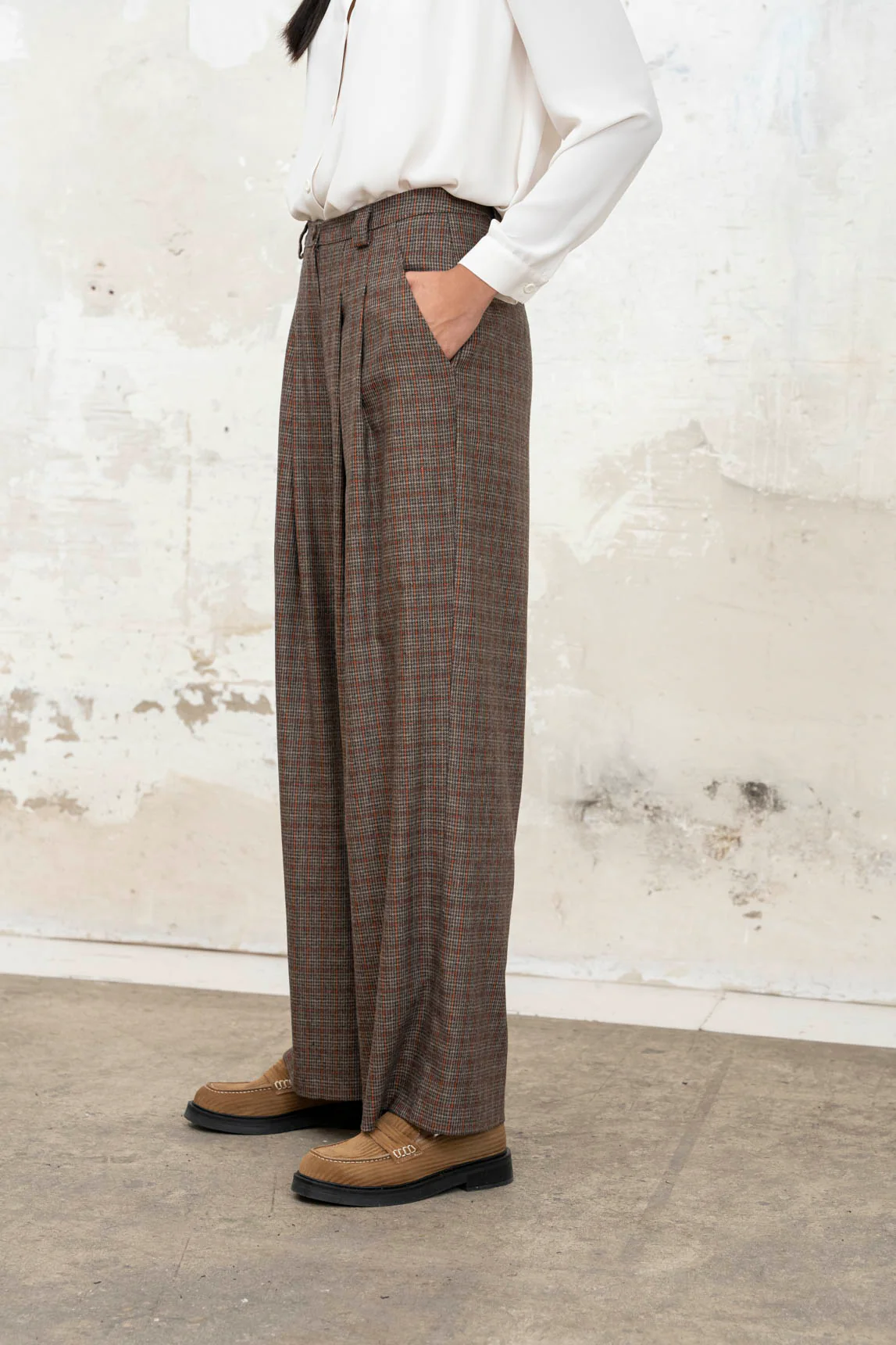 Rivera-Spanien Aretha braun karierte Hose