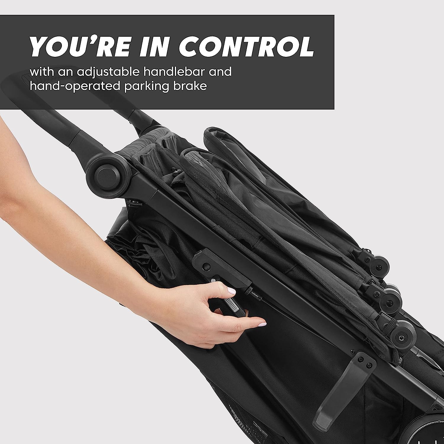 GT2 All-Terrain-Doppelkinderwagen, Jet, 40,7 x 29,25 x 42,25 Zoll (1 Stück)