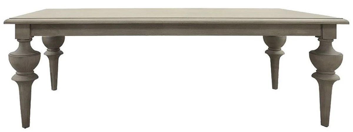 Luxury country house style dining table gray 200 cm - solid
