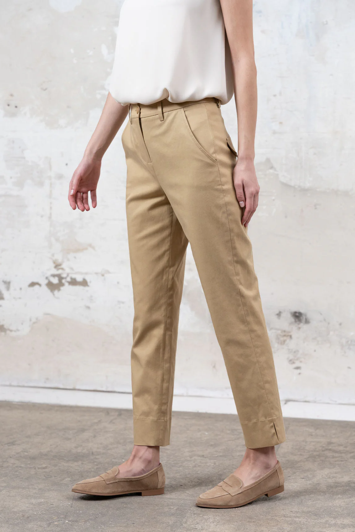 Rivera-Spanien Pantalón Firenze Beige