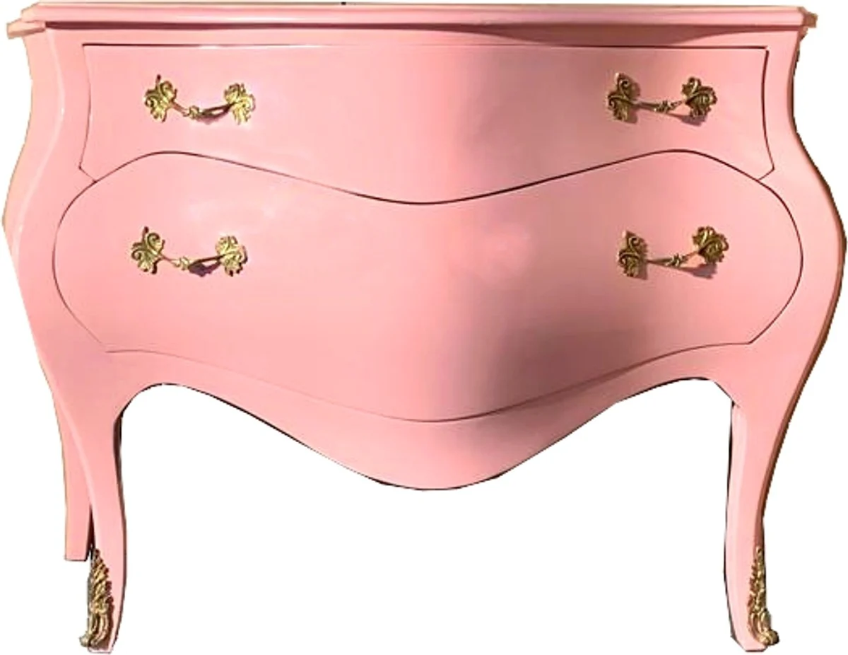 Baroque chest of drawers 120 cm pink / gold - sideboards baroque furniture