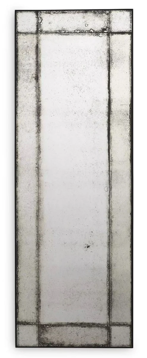 Luxury wall mirror 70 x 3 x H. 200 cm - Rectangular mirror with mahogany frame and antique mirror glass - Living room mirror - Bedroom mirror - Cloakroom mirror - Luxury furniture