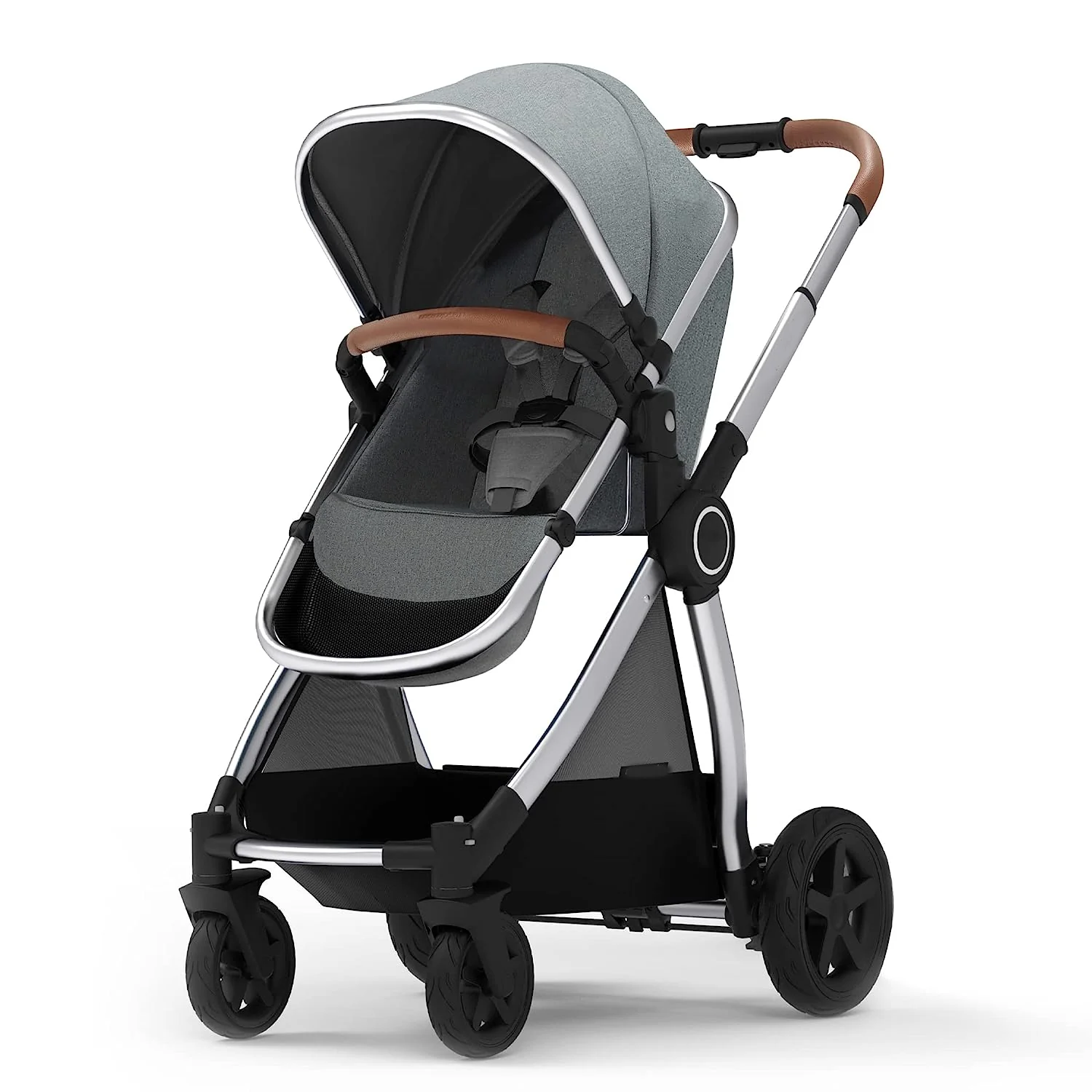 Kinderwagen mit abnehmbarem Stubenwagen – Kinderwagen in voller Größe für bequeme Ausflüge mit dem Baby – Kleinkind-Kinderwagen mit umkehrbarem Kinderwagensitz – Kinderwagen mit leichtgängigem Stubenwagen