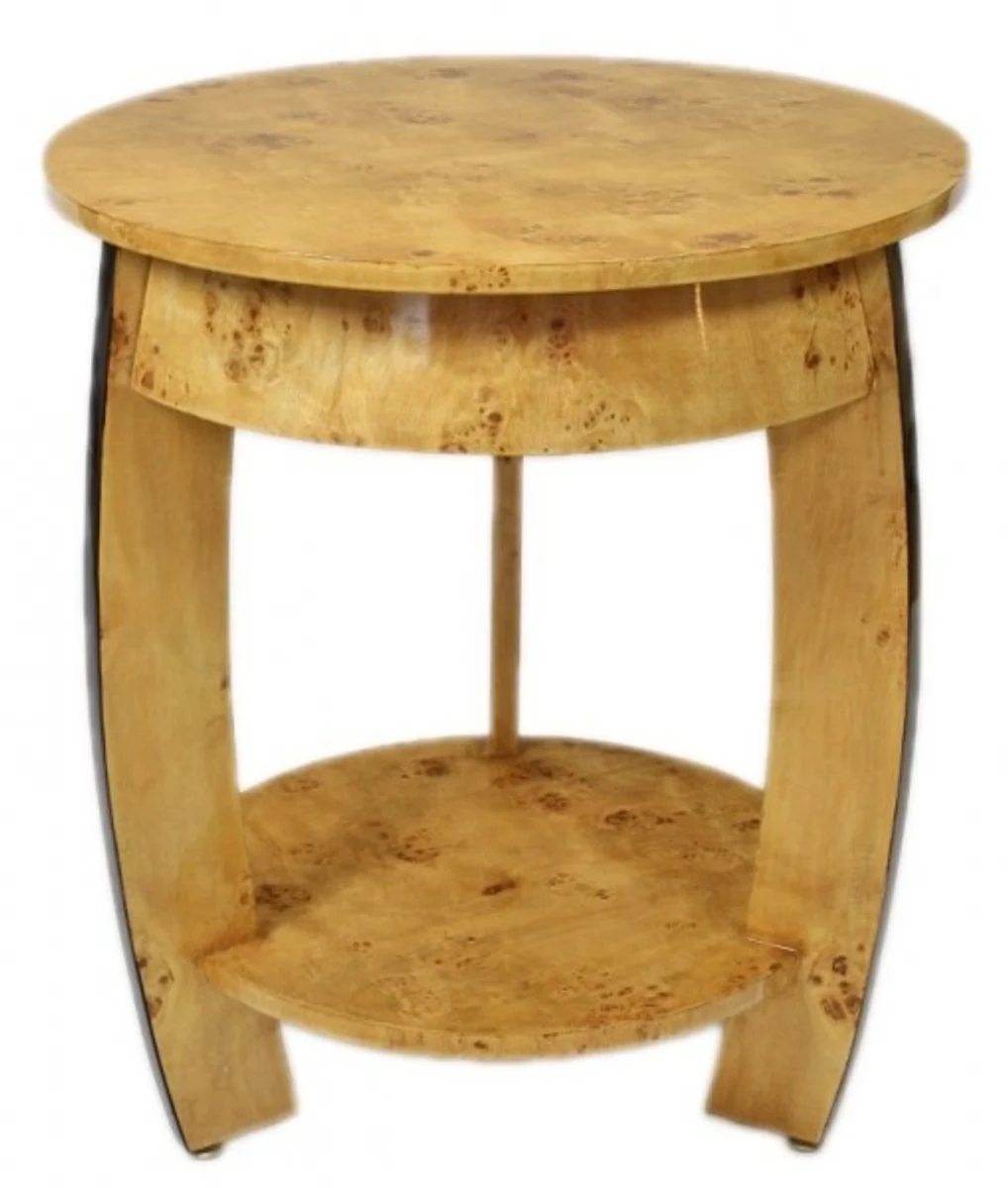 Art Deco side table bird's eye maple H65 x 75cm - Louis XVI antique style table - furniture