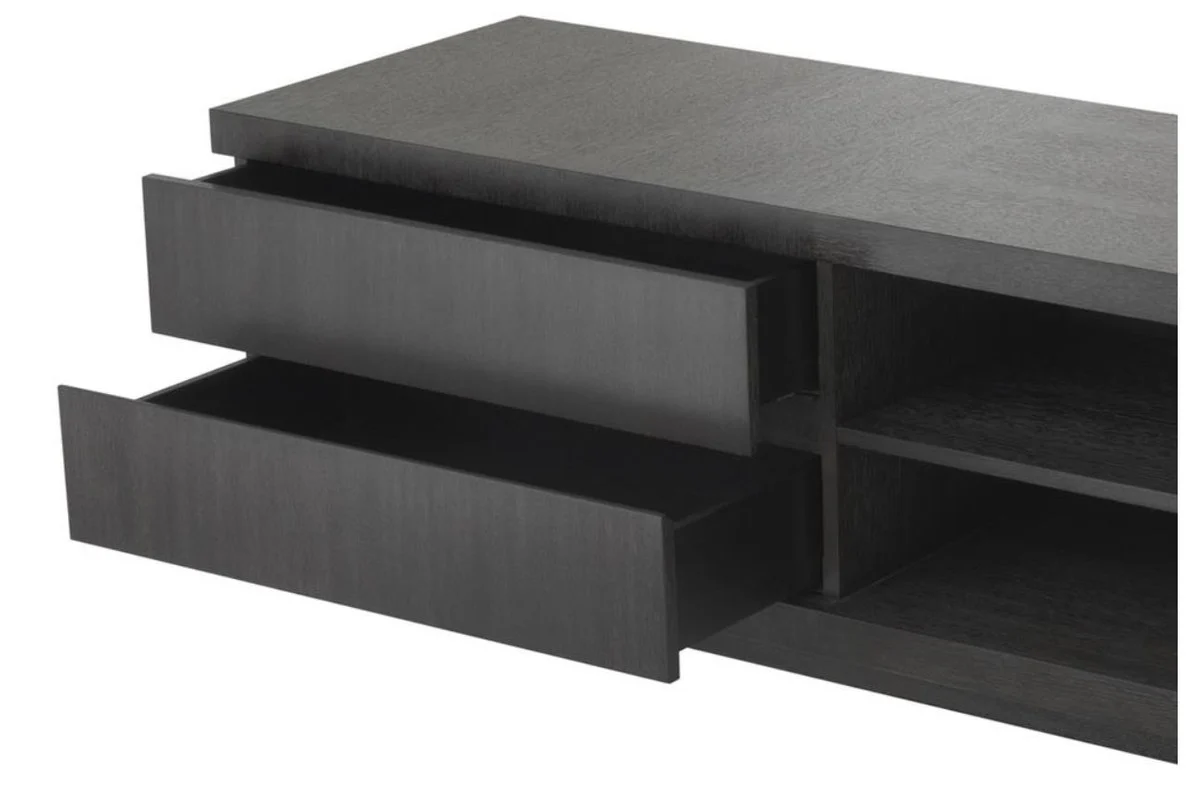 Luxury TV cabinet anthracite 220 x 52.5 x H. 53 cm - Luxury Collection