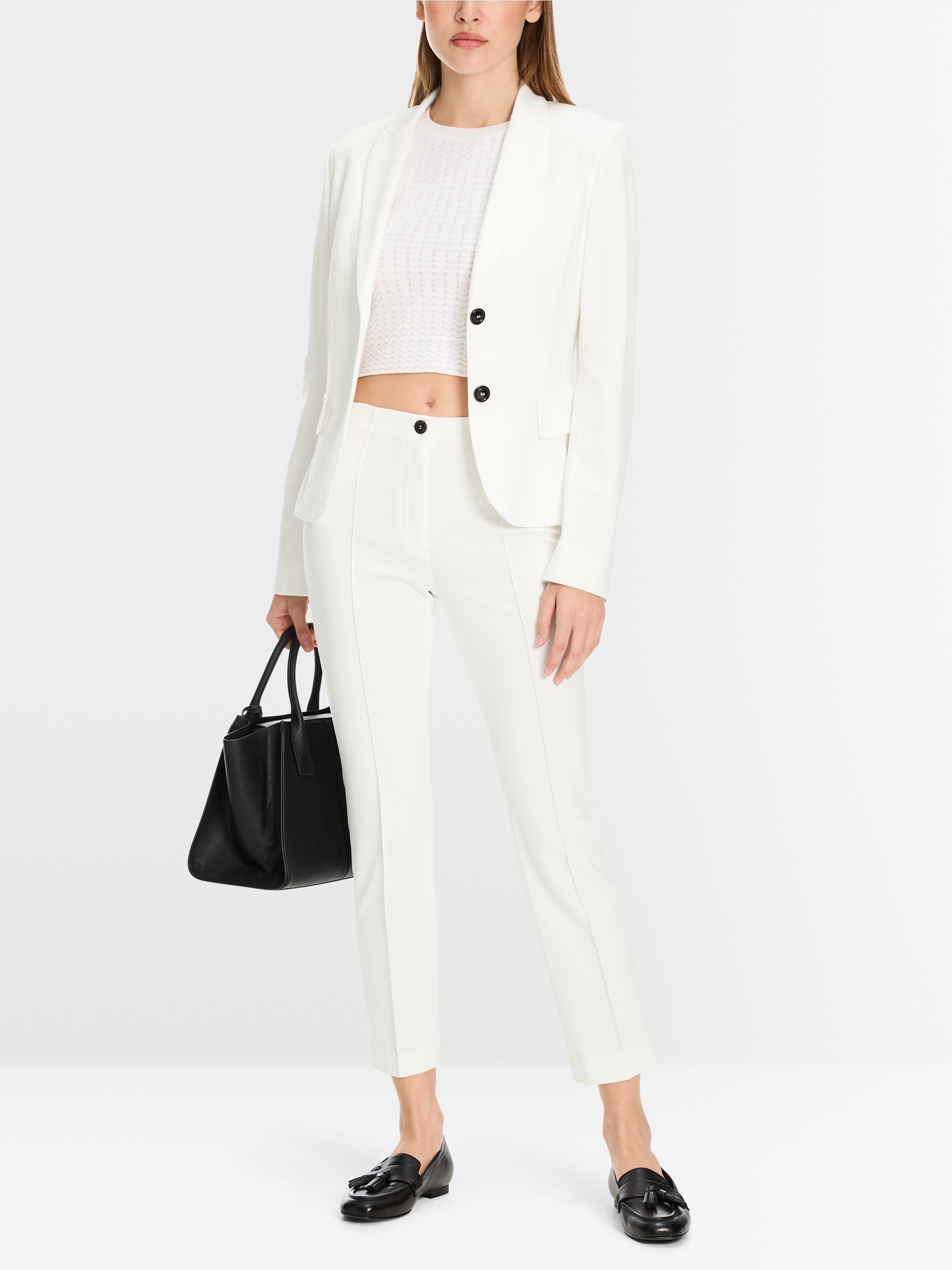 Marc-Cain Stretchhose mit Kordelpaspelierung