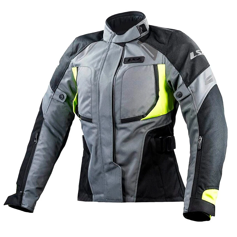 LS2 PHASE LADY JACKET GRAY / YELLOW