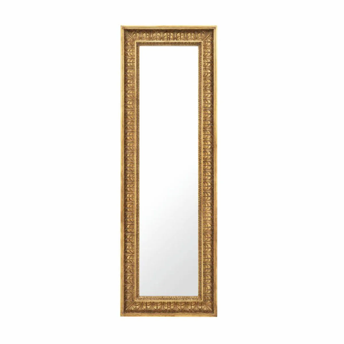 Luxury Baroque Mahogany Mirror Antique Gold H. 176 cm - Baroque Interior