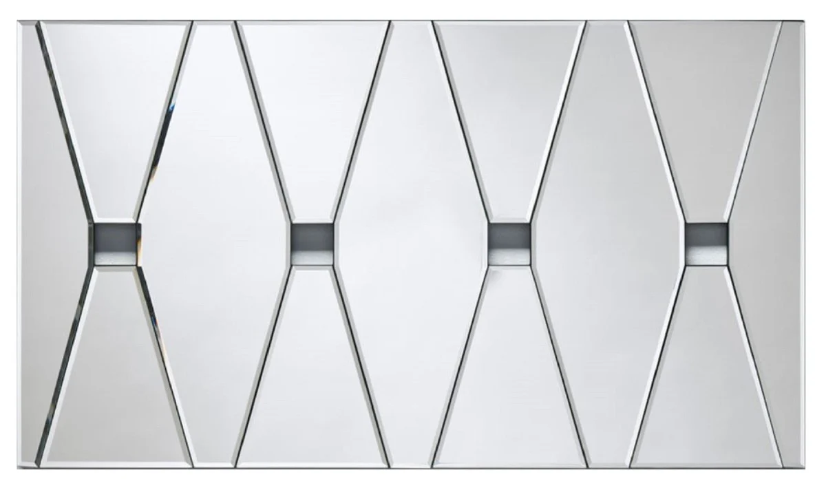 Designer wall mirror with 4 peep holes 80 x H. 45 cm - living room mirror - cloakroom mirror - luxury mirror