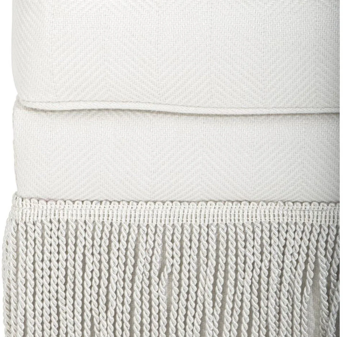 Luxury designer armchair white 90 x 102 x H. 90 cm - living room furniture