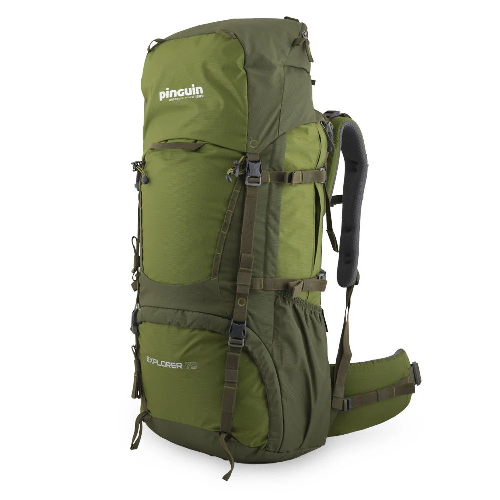 Mochila de trekking Pinguin EXPLORER 75 - verde