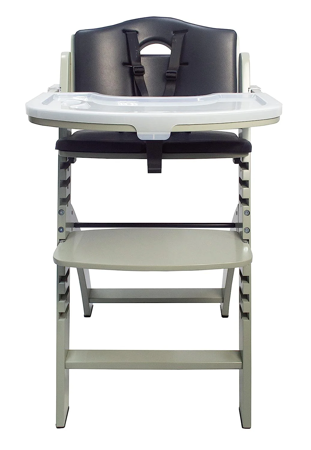 Hochstühle aus Holz für Babys und Kleinkinder. 3-in-1 verstellbarer Hochstuhl mit abnehmbarem Tablett, leicht zu reinigen, tragbar. 6 Months up to 250 Lb. Kissen aus Naturholz/Olivenholz