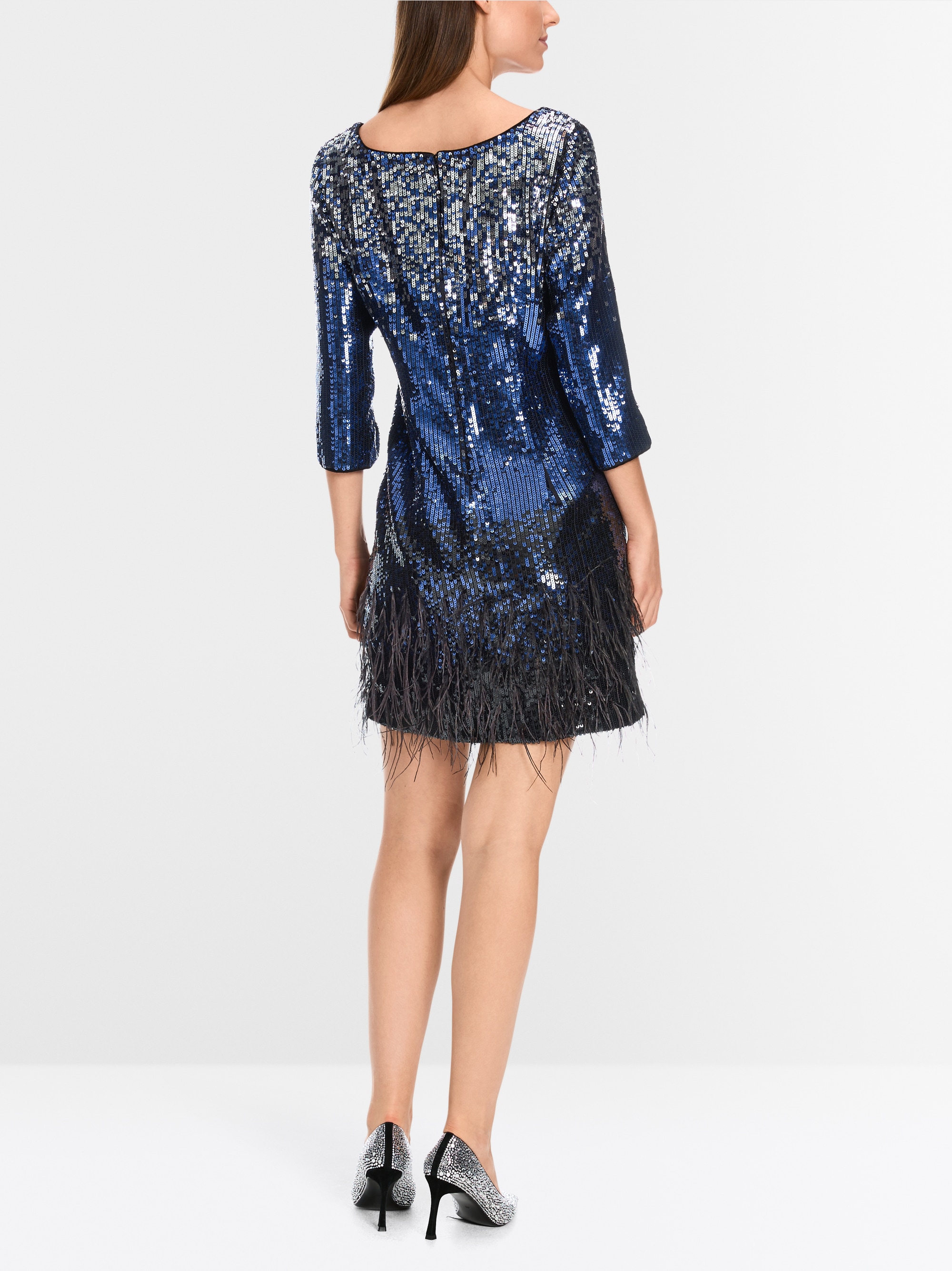 Marc-Cain Kleid mit Federapplikation