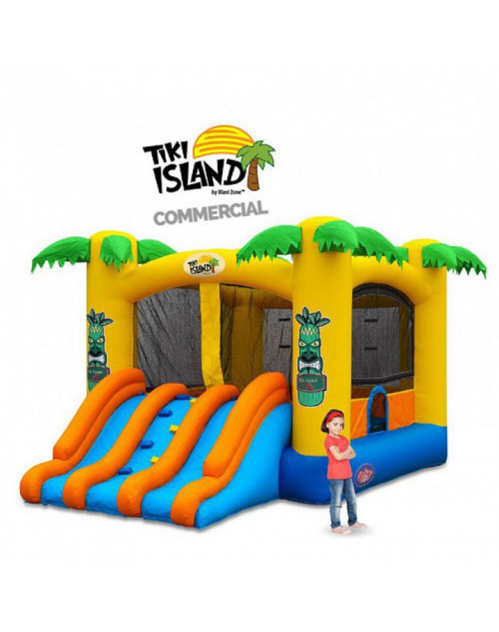 Tiki Island Combo 13 Kommerzielle aufblasbare Prahler mit Dia