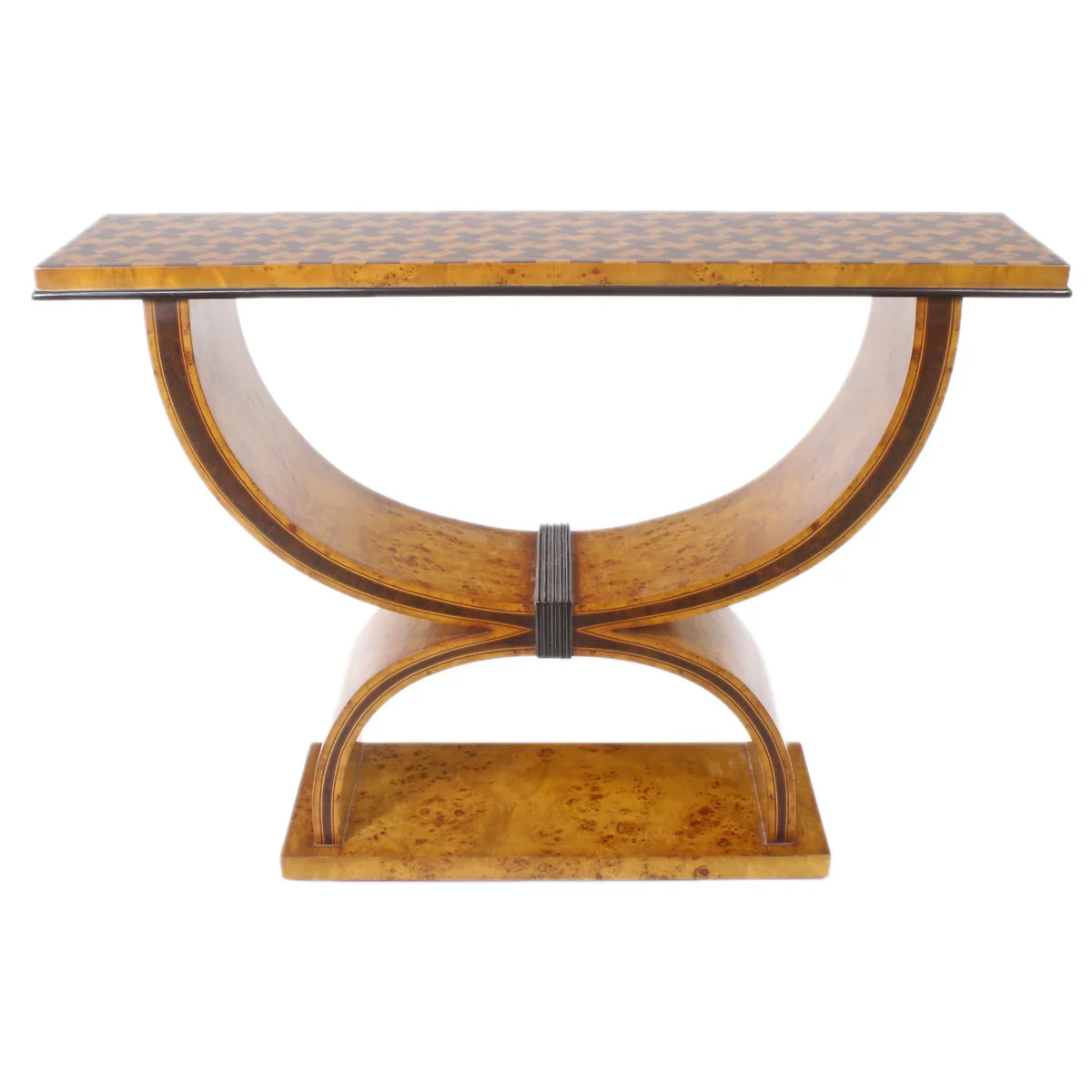 Art Deco side table 120cm x 35cm x H.95cm - antique style table - furniture