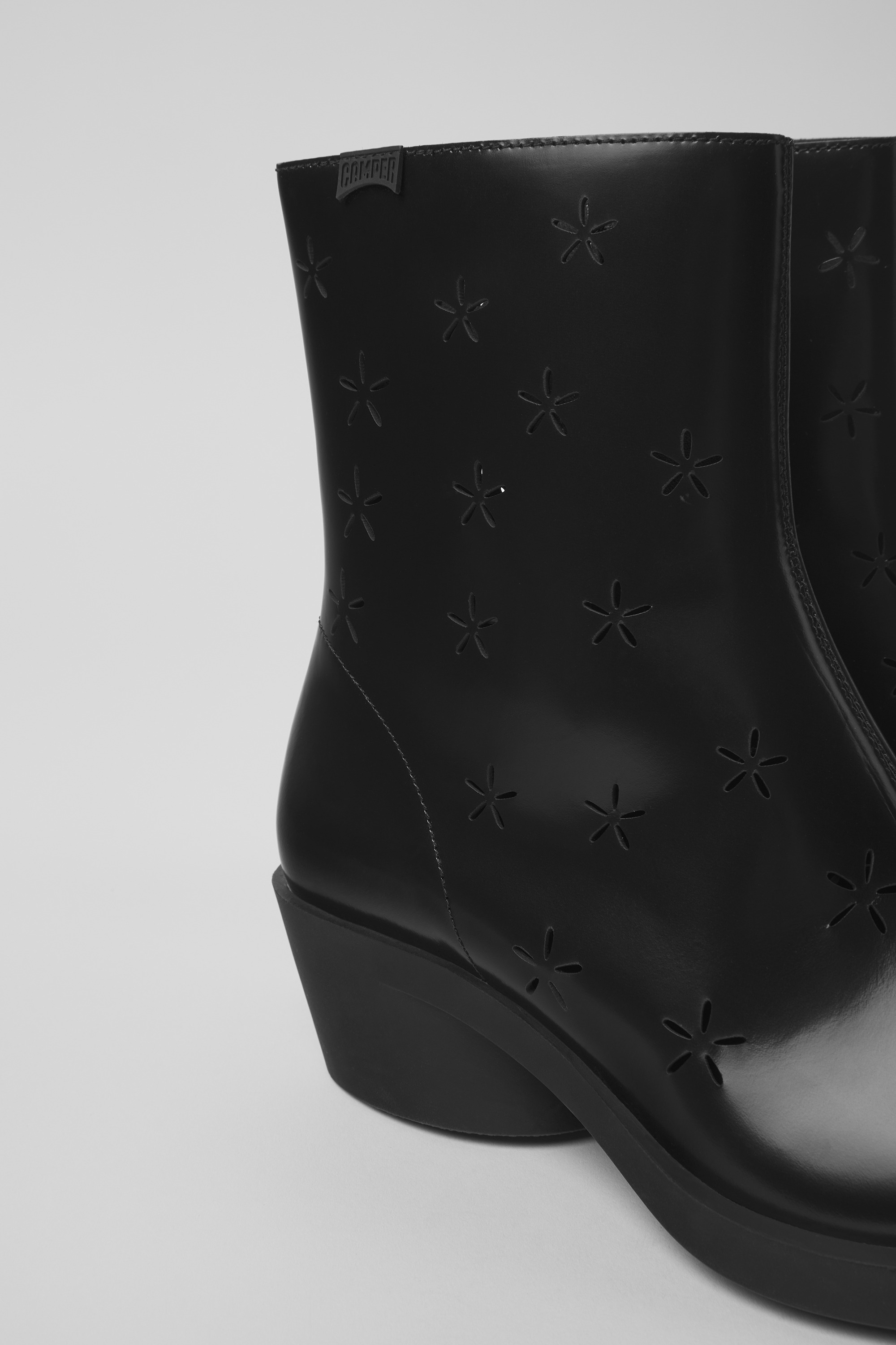 Bonnie - Schwarze Lederstiefel für Damen