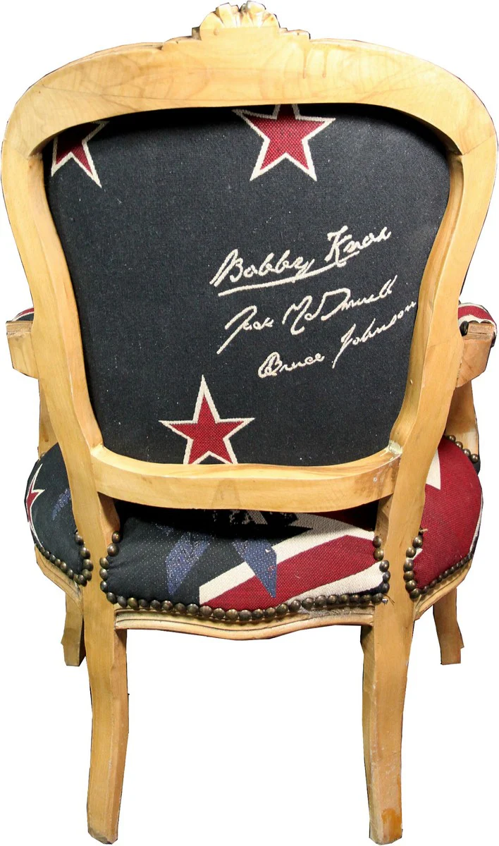 Baroque Salon Chair New Zealand / Wood Color - New Zealand Fashion Furniture