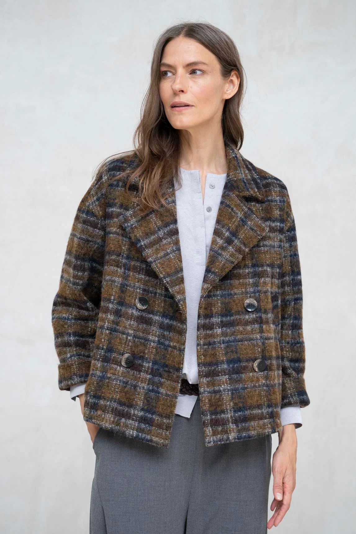 Rivera-Spain Gelgo karierte Jacke