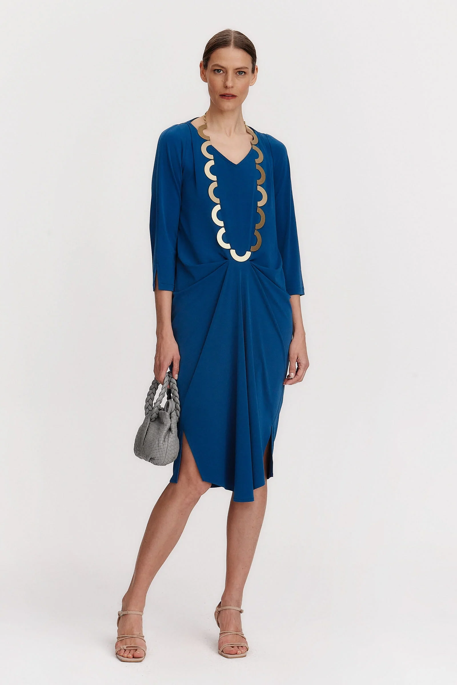 Rivera-Spanien Gabriela blaues Kleid