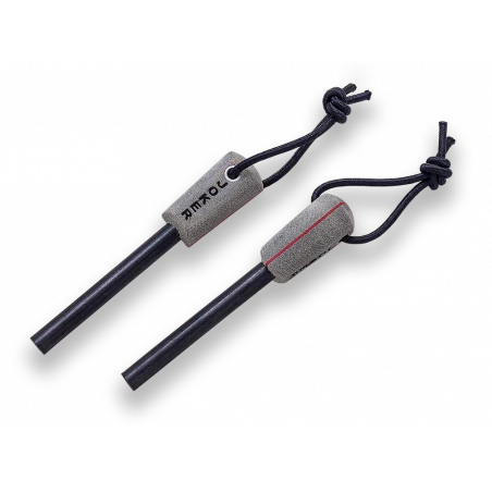 Joker Bushcrafter Micarta con ferrocerio - Cuchillo de supervivencia y buschcraft